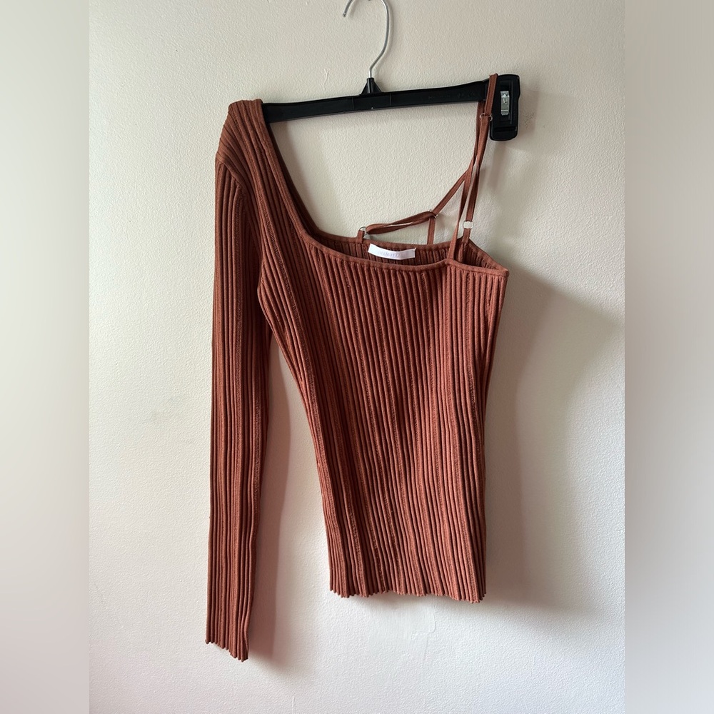 Asymmetrical Helmut Lang shirt